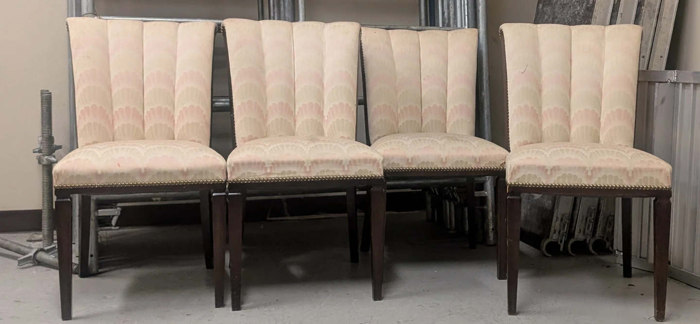 Set of 6 Upholstered Dining Chairs - photo 2