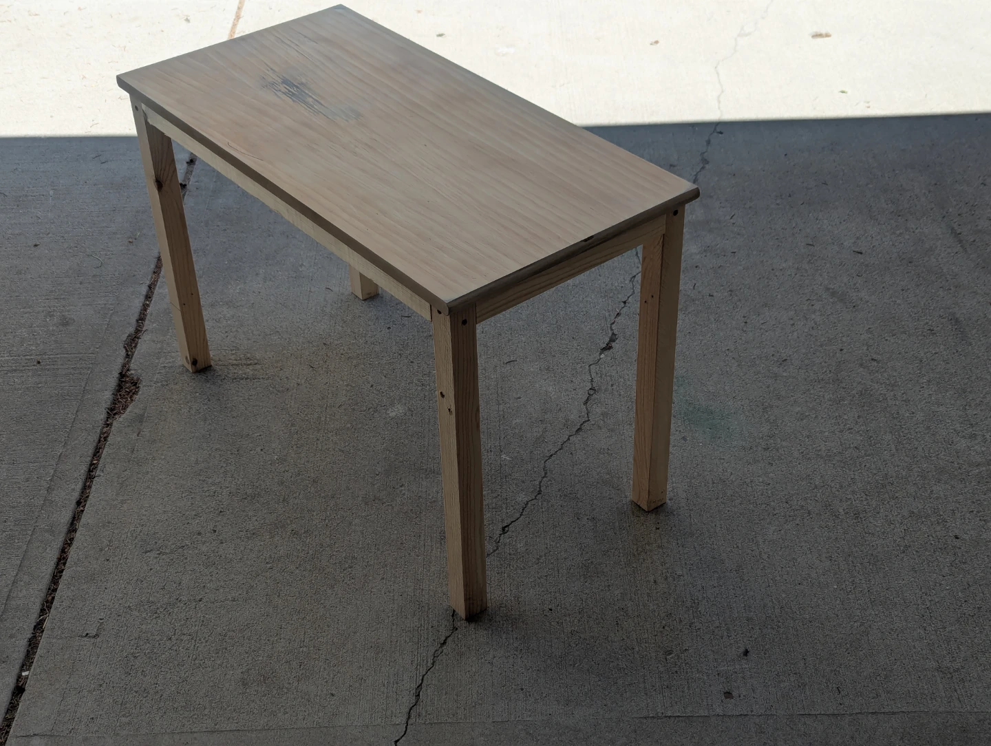 Handmade Pine Narrow Coffee Table - photo 2