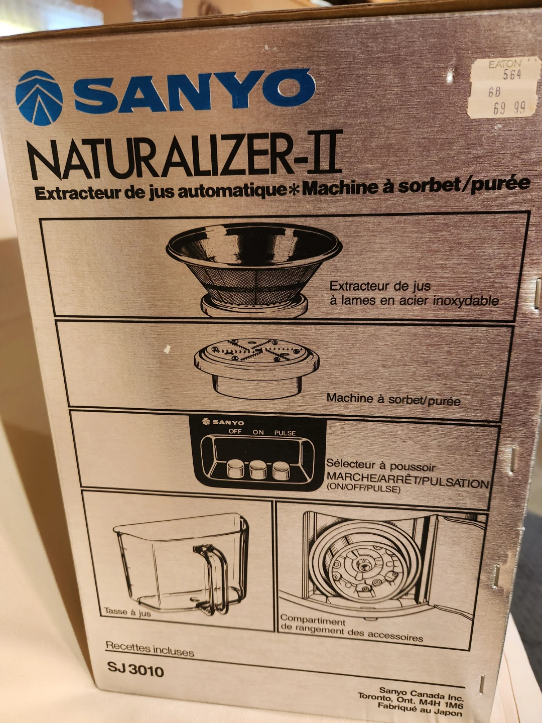 Sanyo Naturalizer-II Automatic Juice Extractor SJ3010 - photo 3