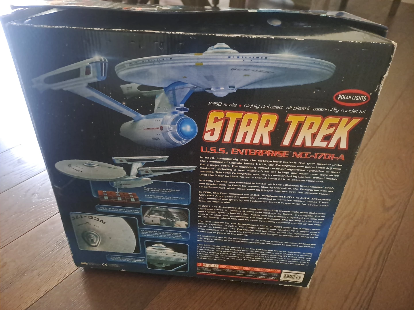 Polar Lights Star Trek U.S.S. Enterprise NCC-1701-A Model Kit - photo 2