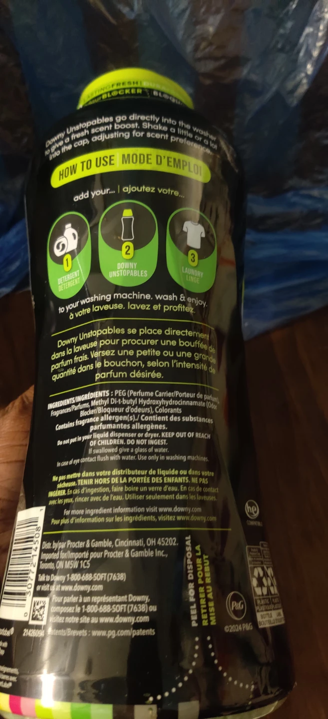 Downy Unstopables Laundry Scent Booster - Paradise (855g) - photo 2
