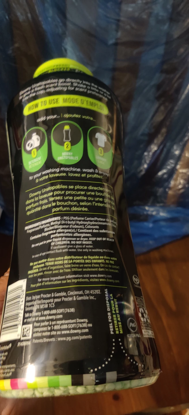 Downy Unstopables Laundry Scent Booster - Paradise (855g) - photo 4