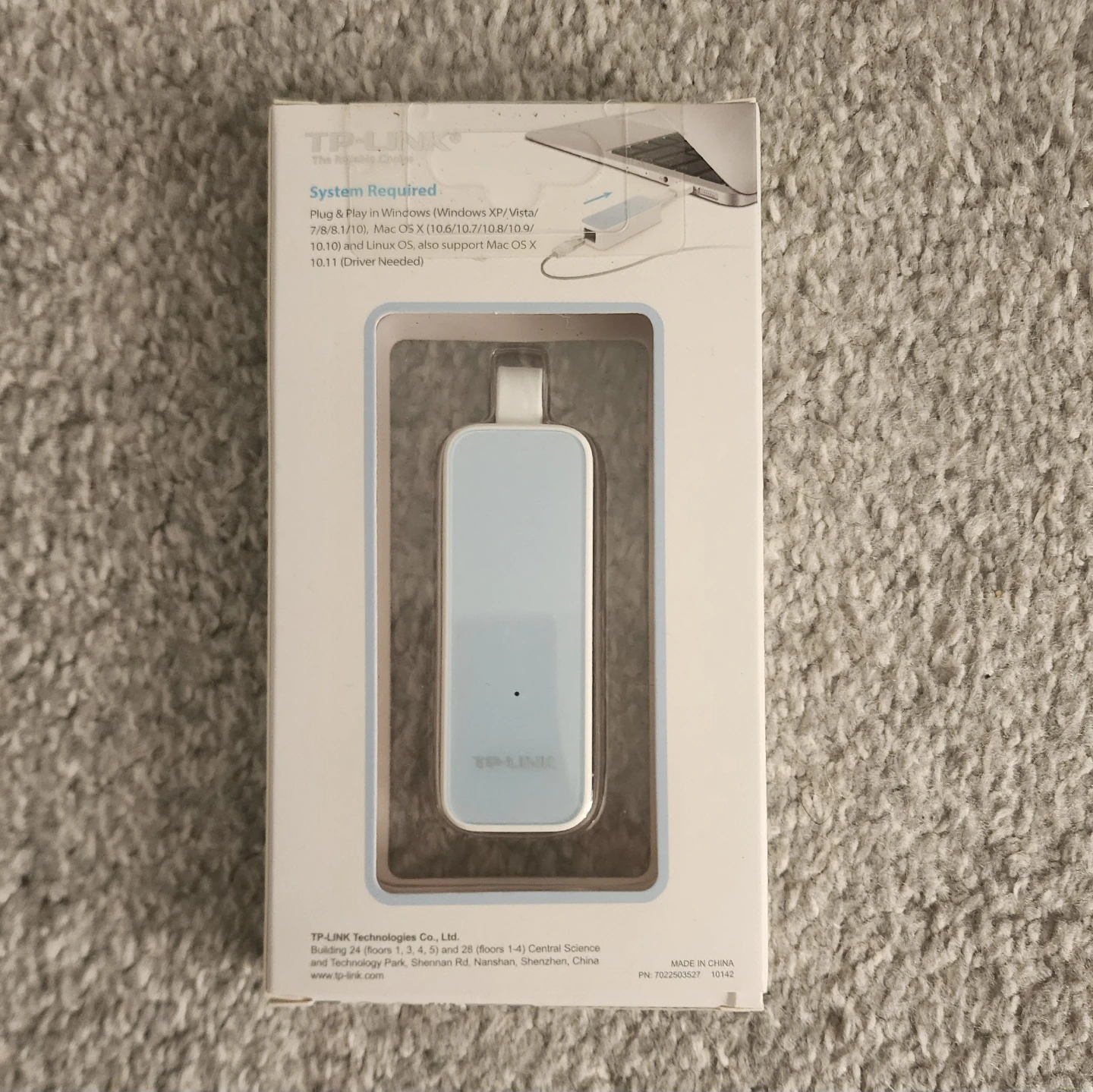 TP-Link USB 2.0 to 100Mbps Ethernet Network Adapter UE200