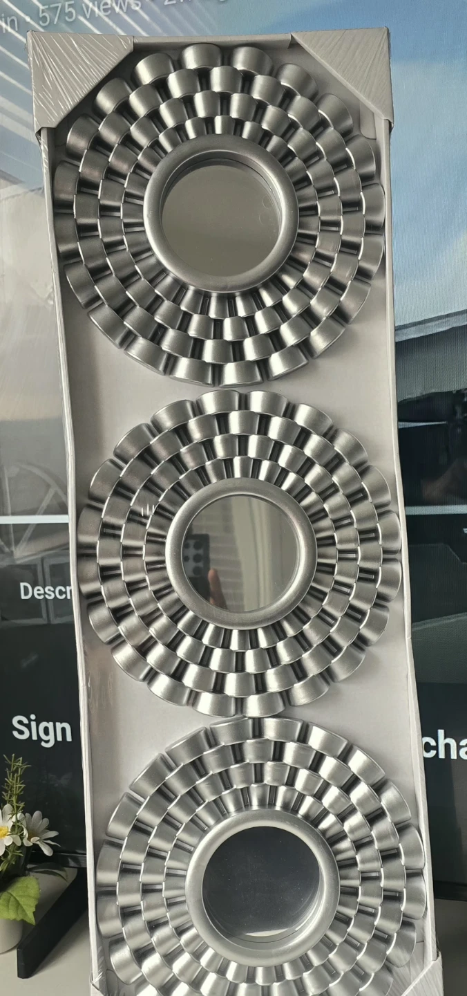✨ Decorative Wall Mirrors Set of 3