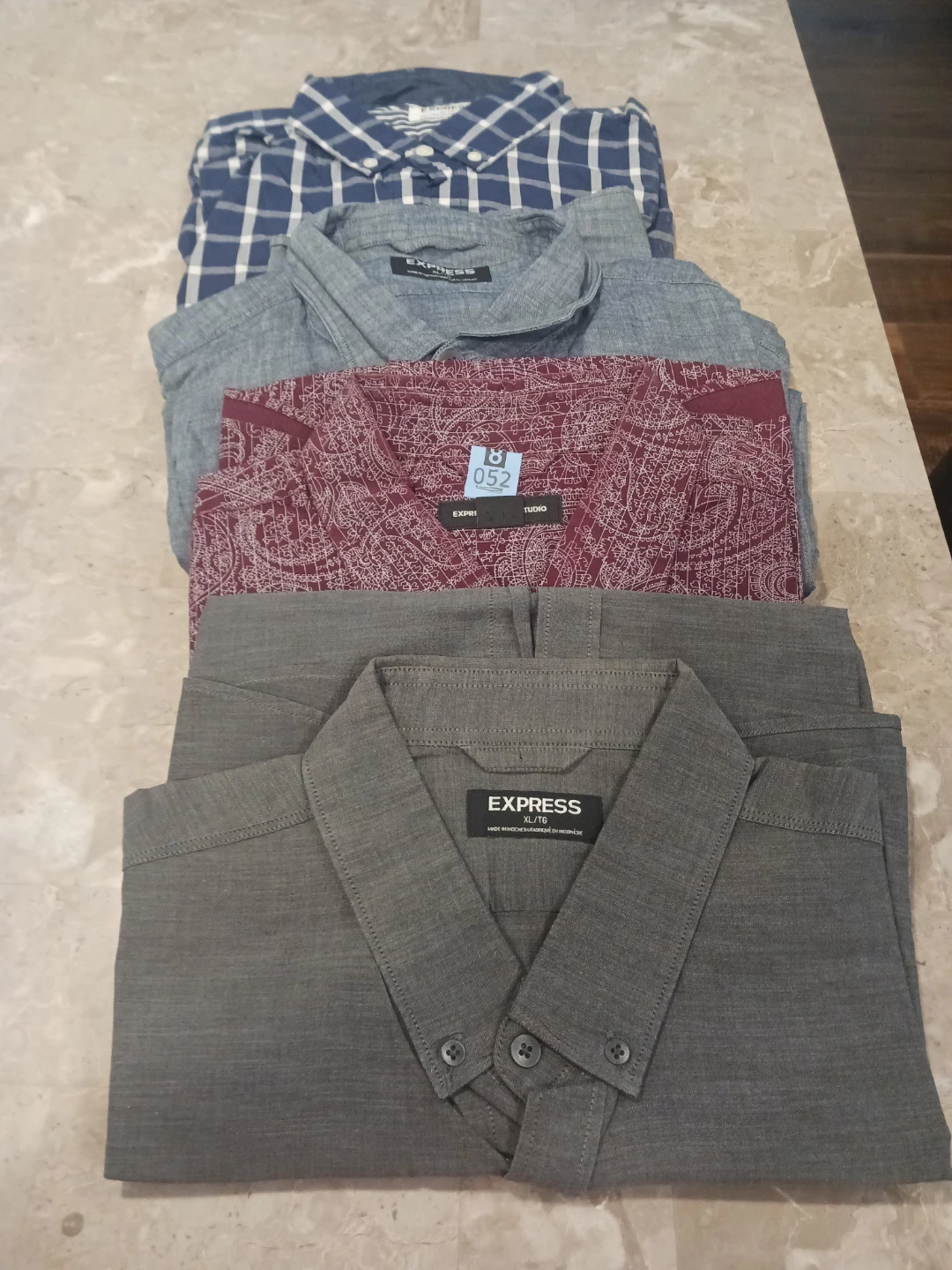 Express Men's Button-Down Shirts (4-Pack)
