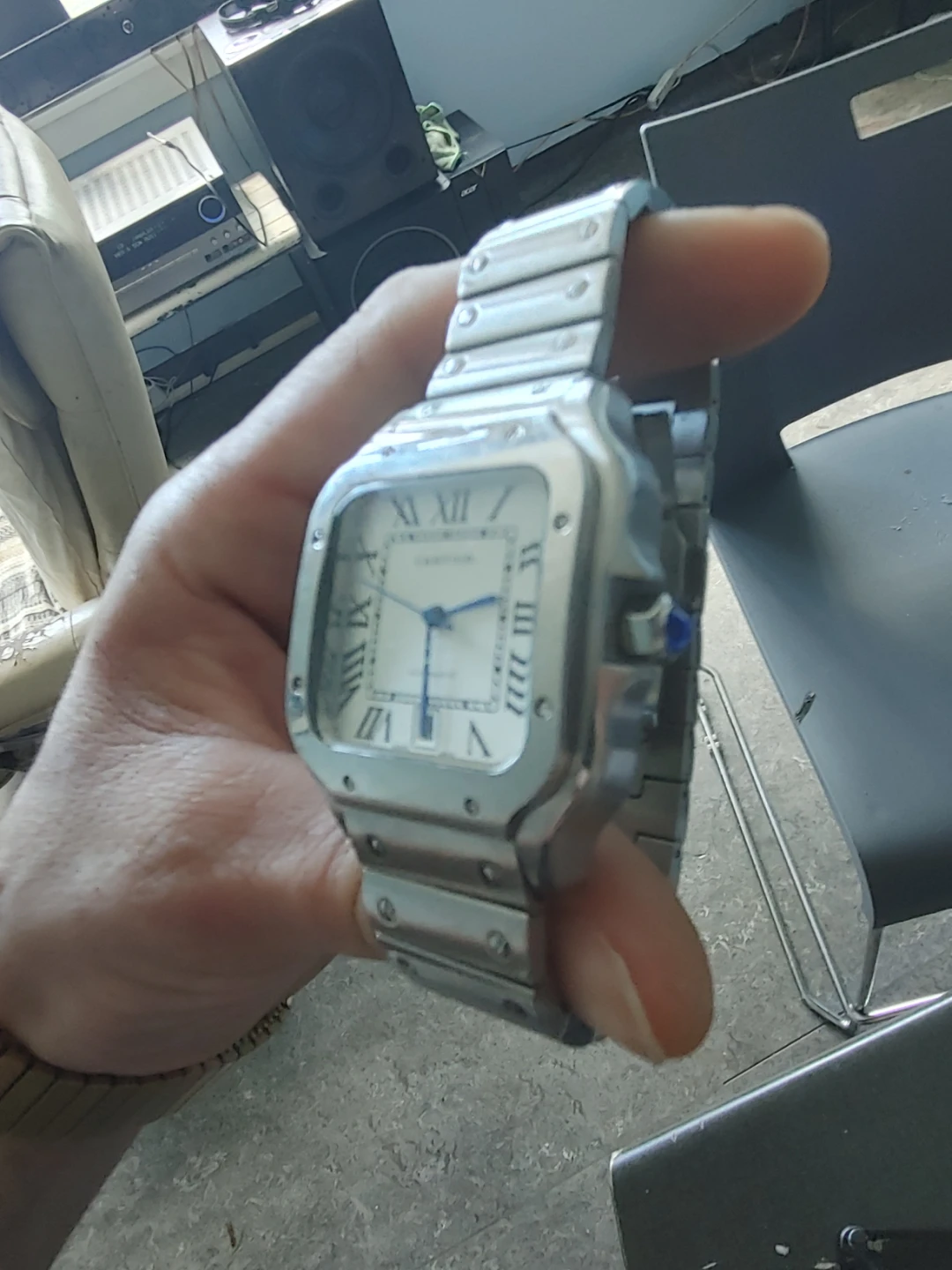 Cartier Santos Galbee Automatic Watch for sale! - photo 3