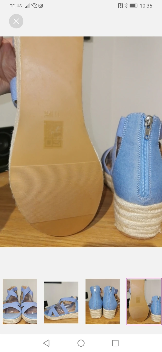 New Pennington 11WBlue Espadrille Wedge Sandals - photo 3