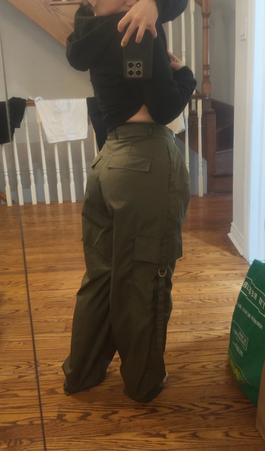 Olive Green Cargo Pants - photo 3