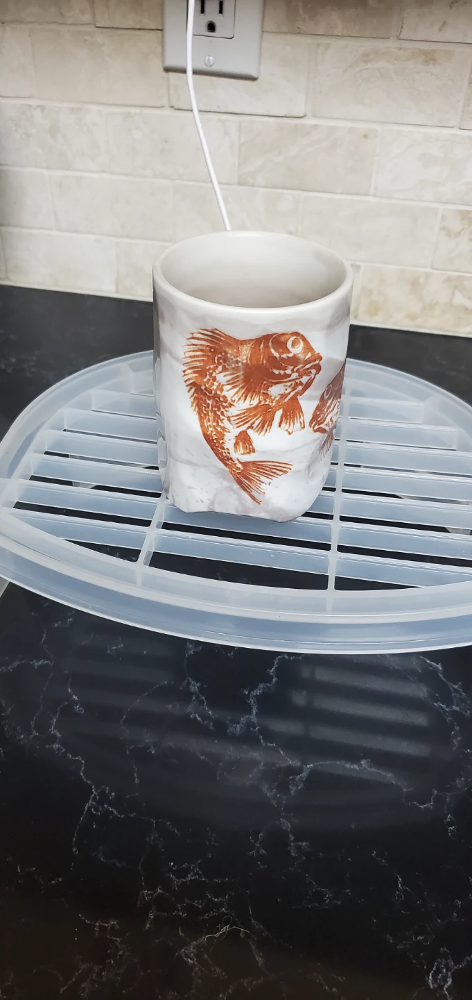 Ceramic Cup with Fish Design ⚽️⚽️⚽️ - photo 3