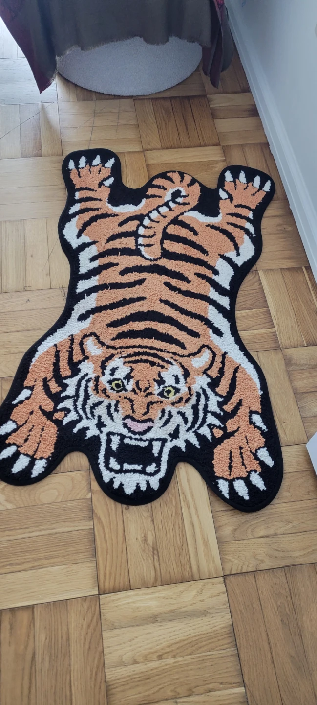 Tiger Shaped Rug