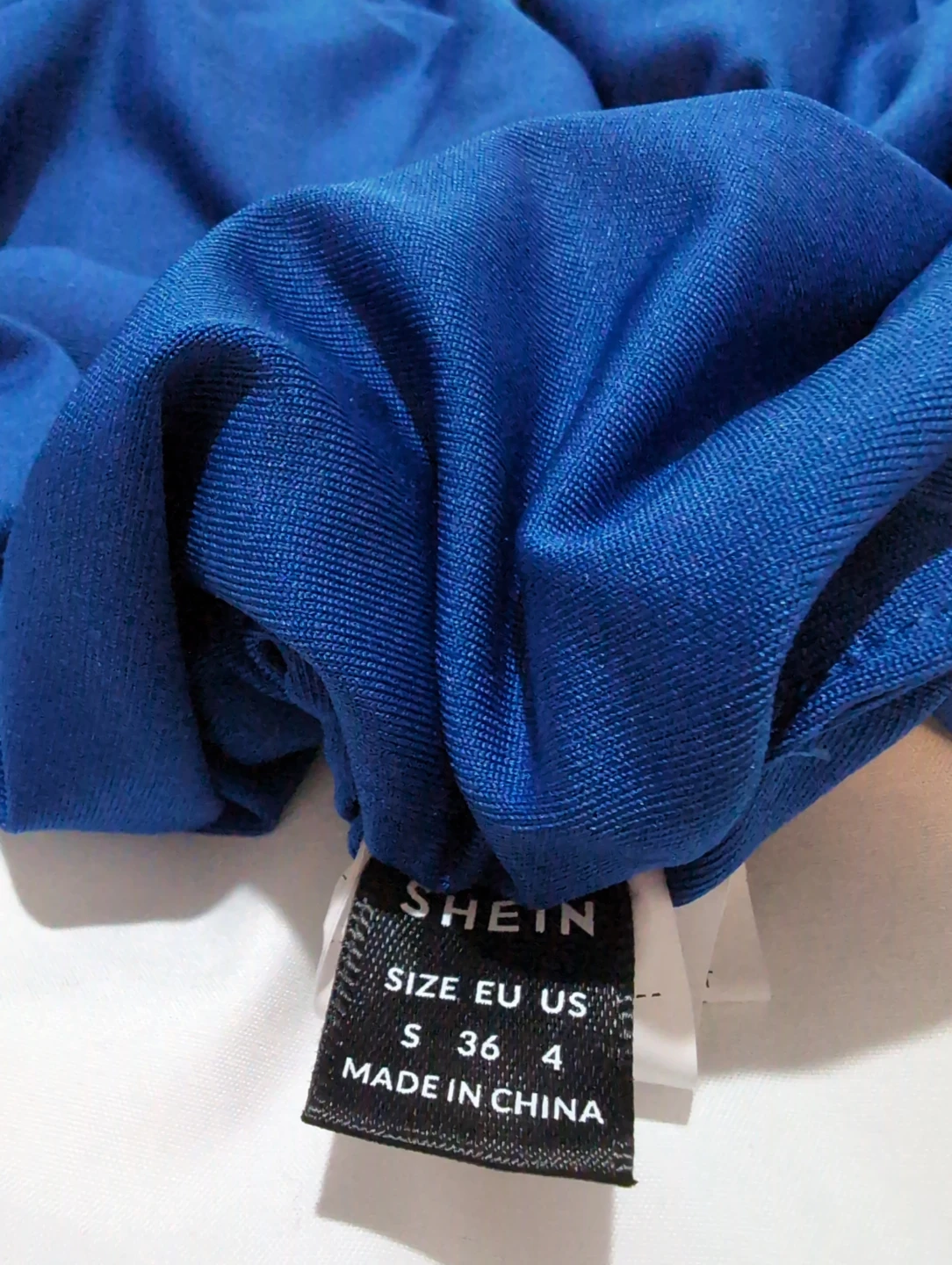 SHEIN Blue Ruched Bodycon Dress - photo 4