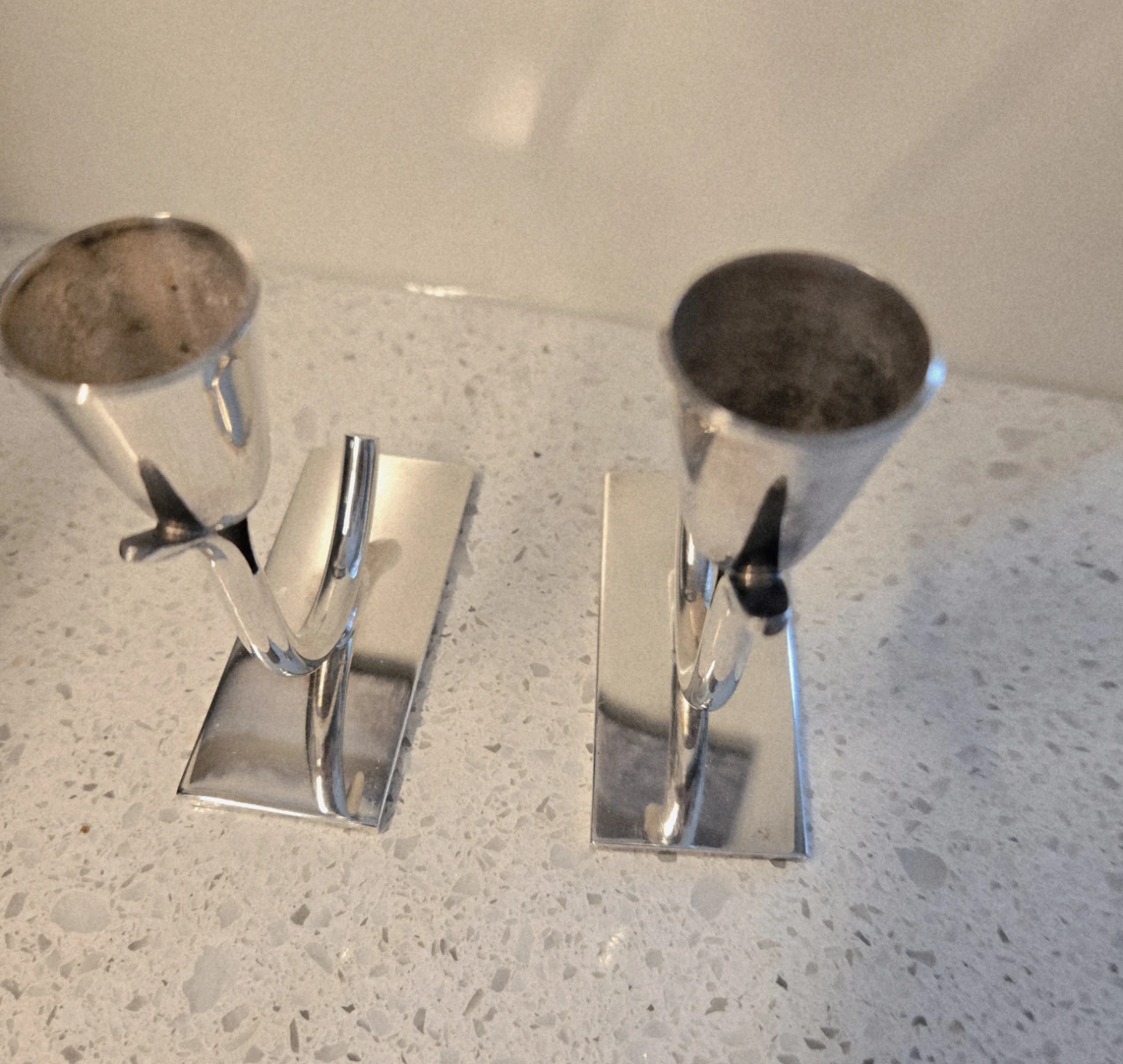Two Wm. Rogers Silver Plate Candlestick Holders - photo 2