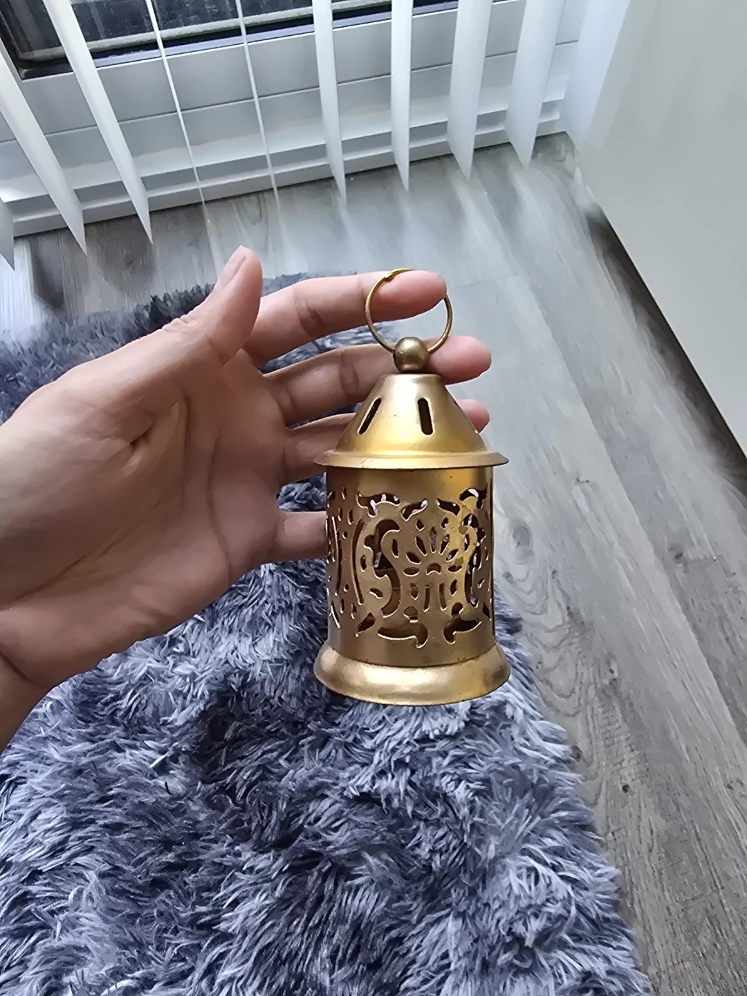 Brass Lantern Candle Holder