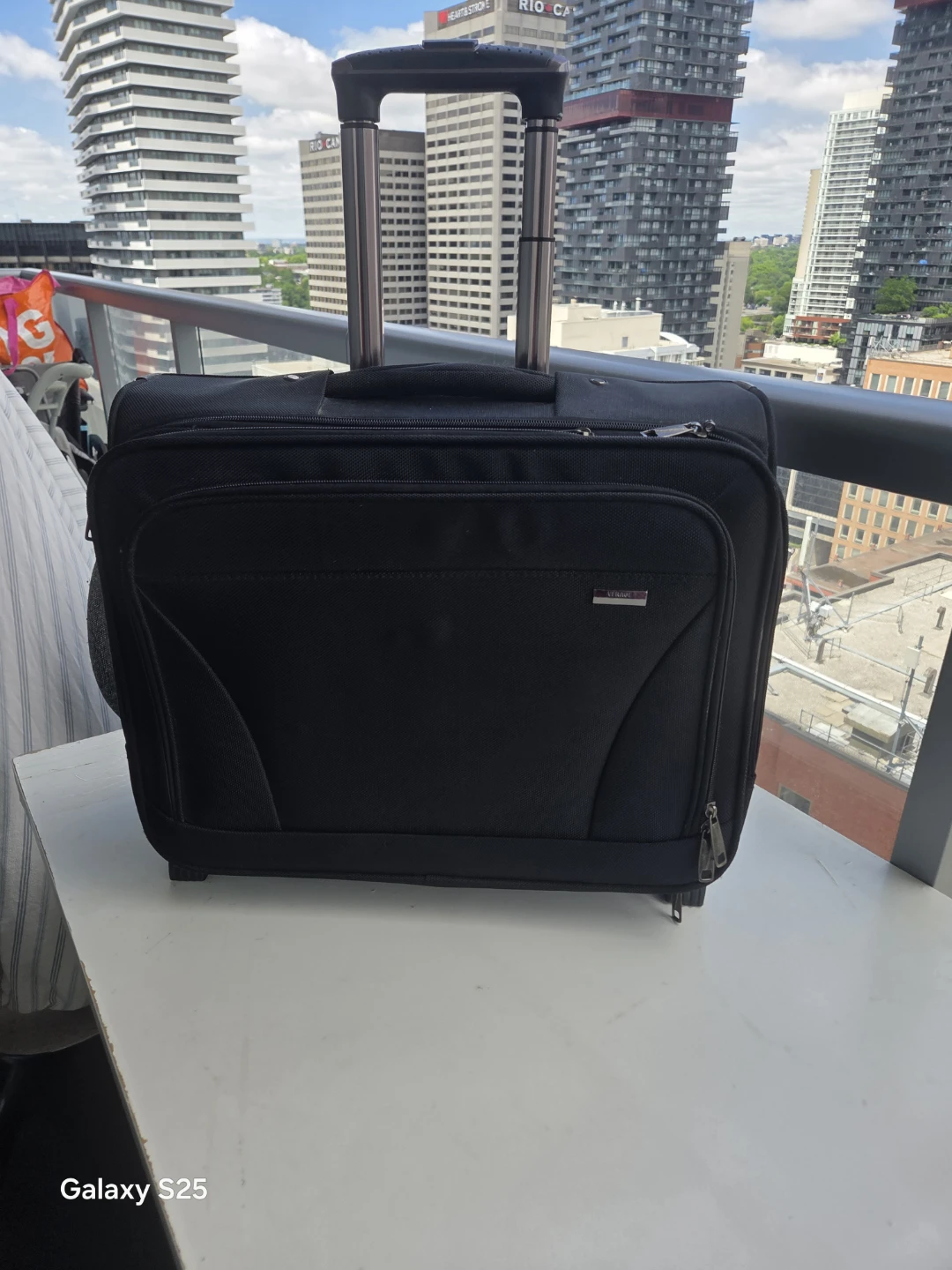Black Carry-On Suitcase - photo 2