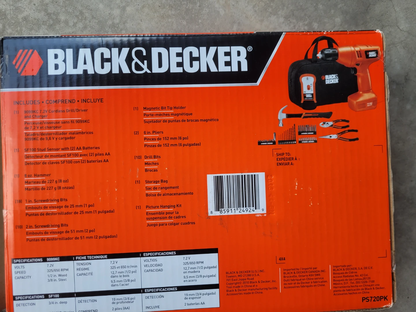 BLACK+DECKER 7.2V Cordless 46-Piece Starter Kit - photo 2