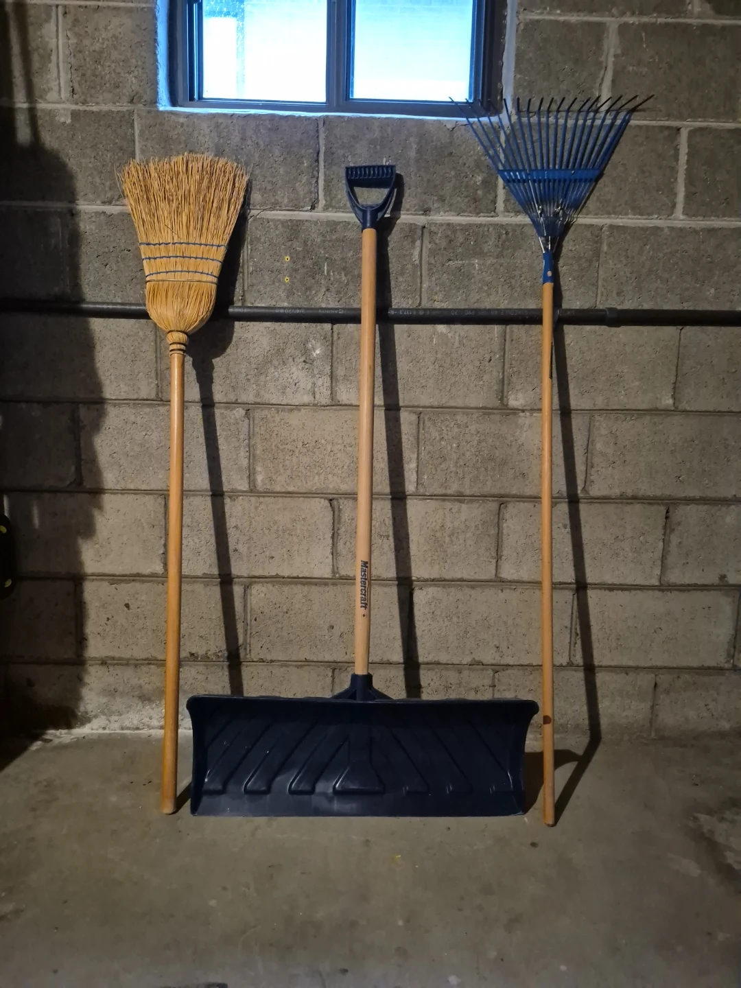 Rake, Snow Shovel, Straw Broom