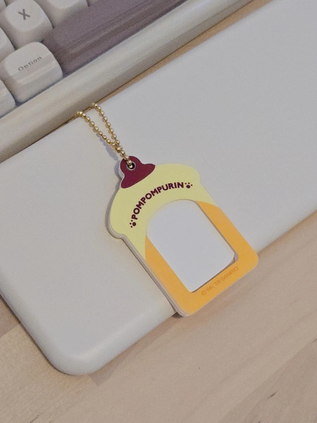 Pom Pom Purin Acrylic Tag Keychain - photo 2