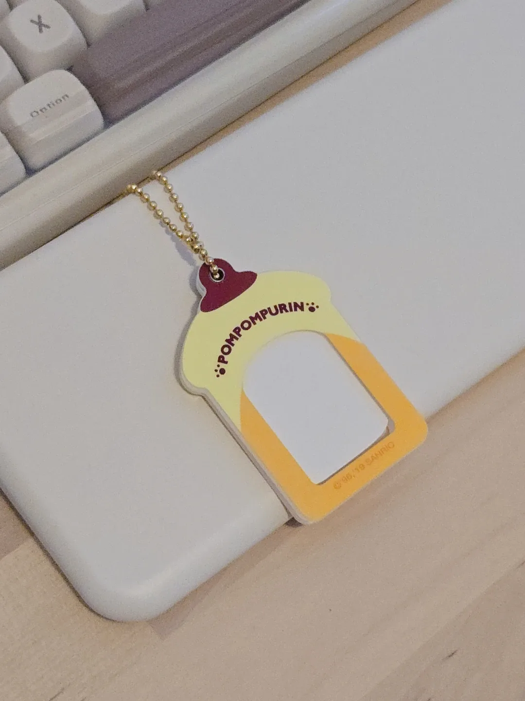Pom Pom Purin Acrylic Tag Keychain - photo 2