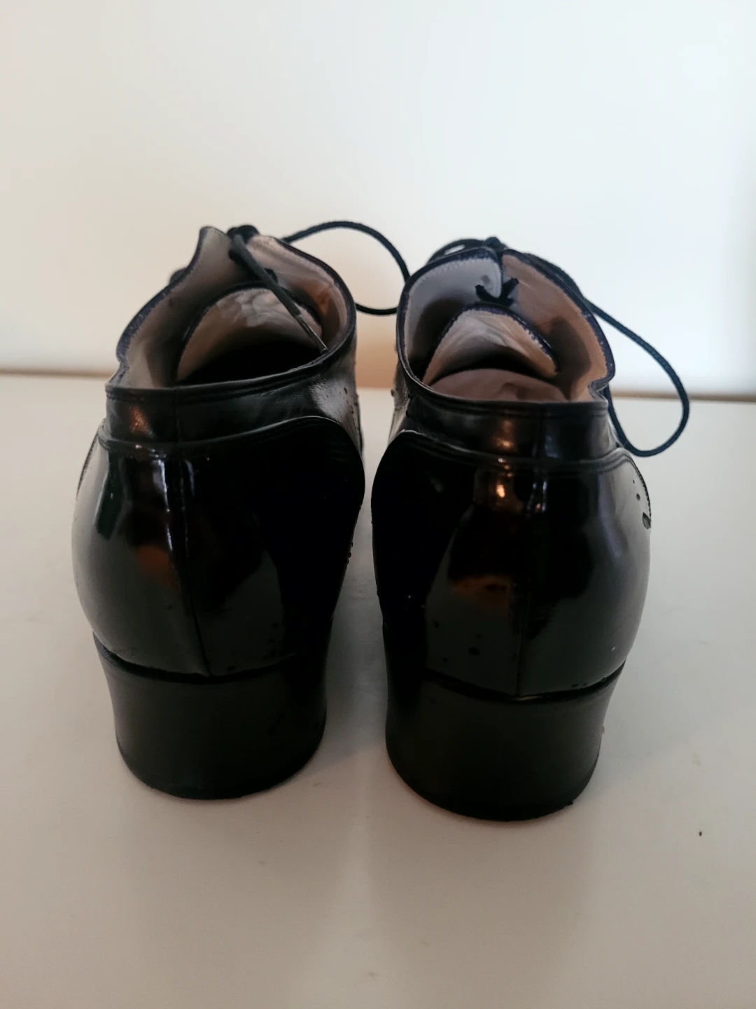 Emporio Armani Black Patent Leather Oxford Shoes⚽ - photo 2
