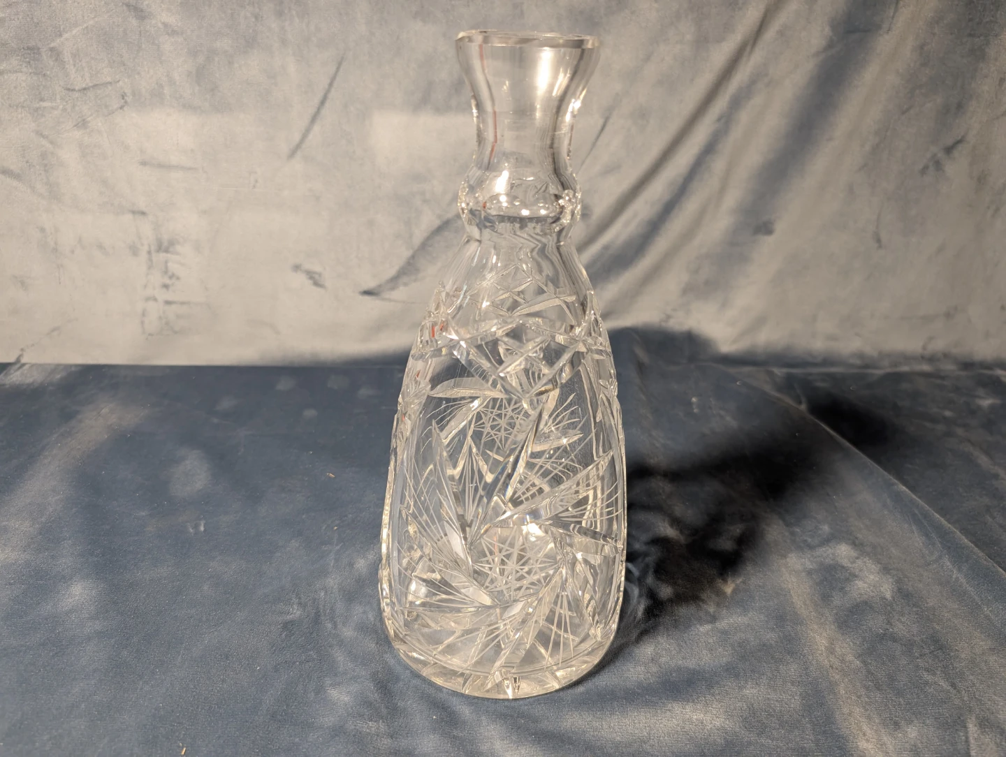 Cut Crystal Glass Vase - photo 2