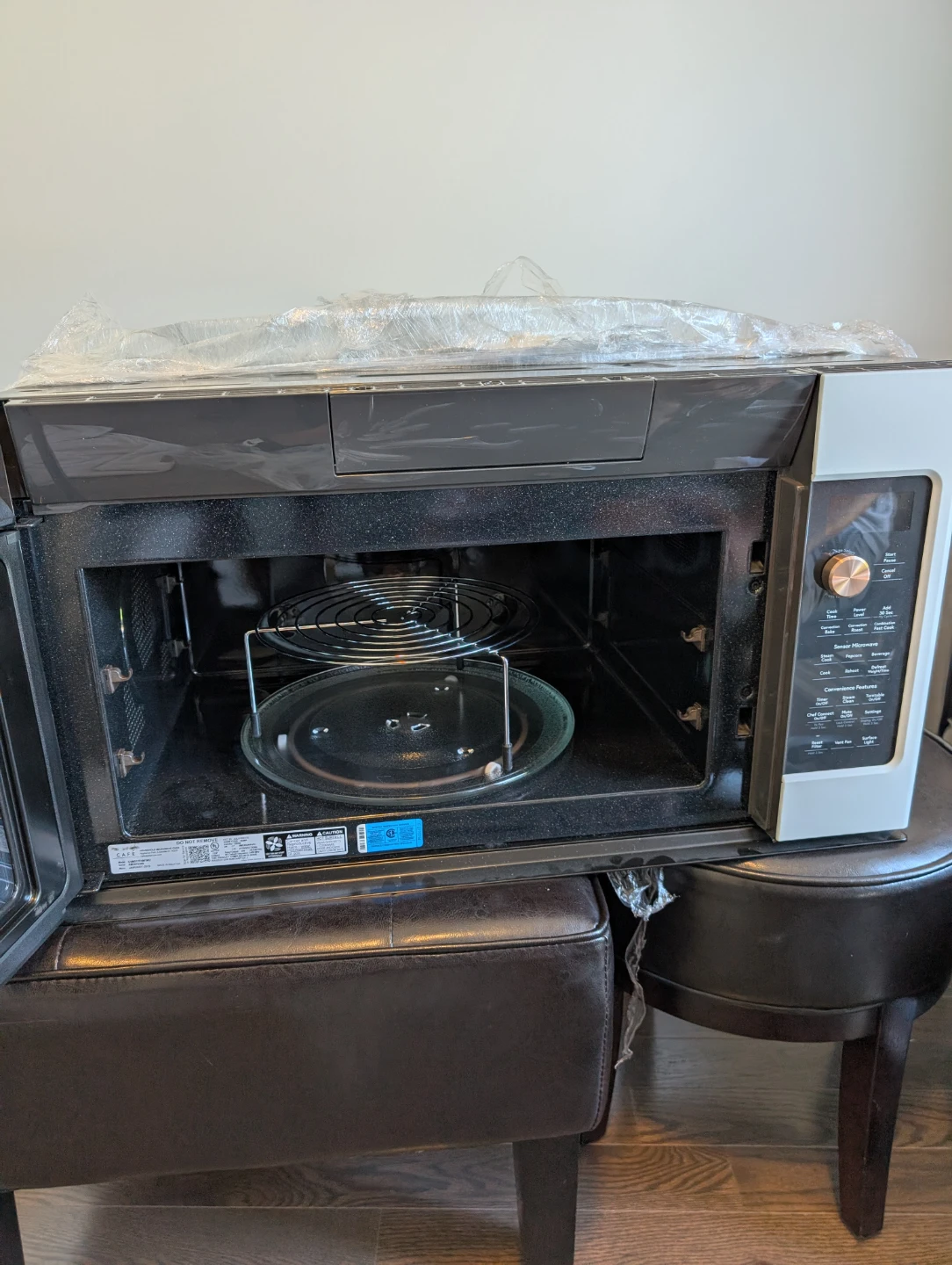 GE Café Countertop Microwave CVM517P4M1W2 - Stainless Steel - photo 5