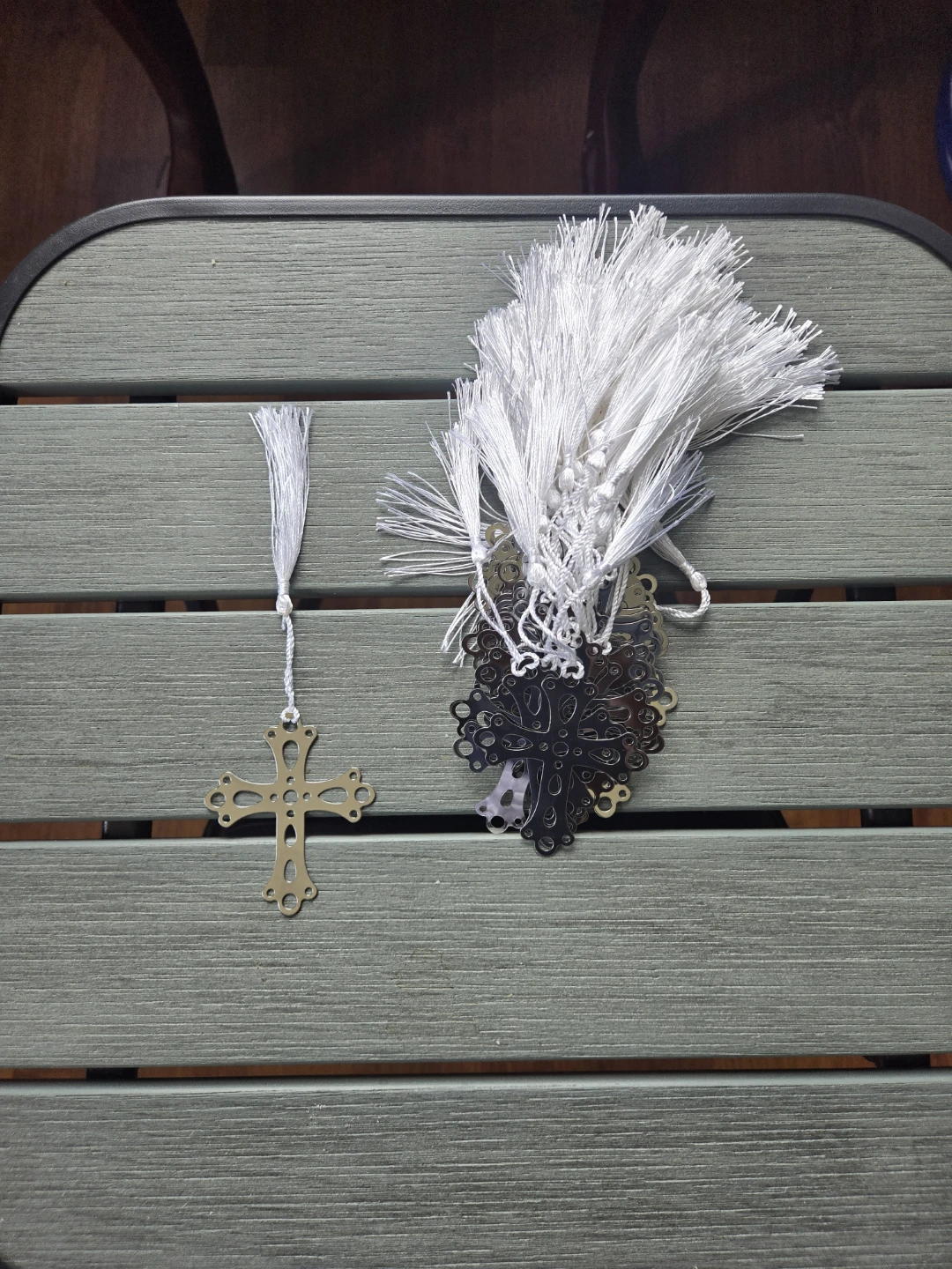 ✝️ Elegant Silver Cross Bookmarks – Perfect Gifts & Favors ✝️ - photo 2