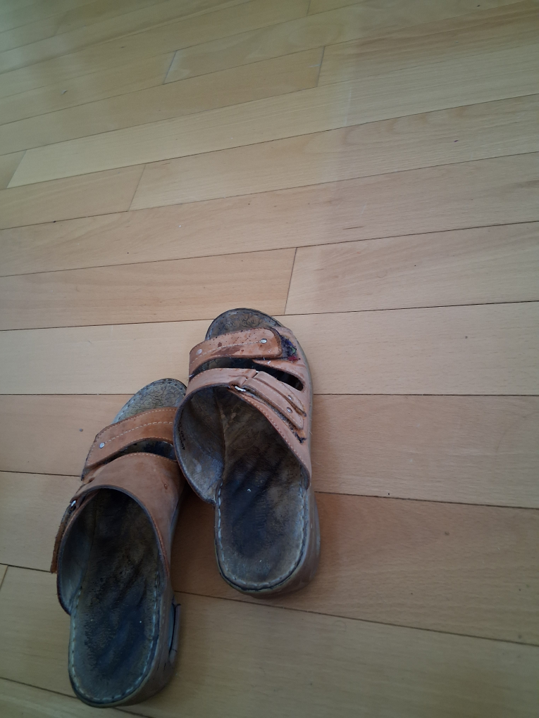 Brown Leather Comfort Sandals