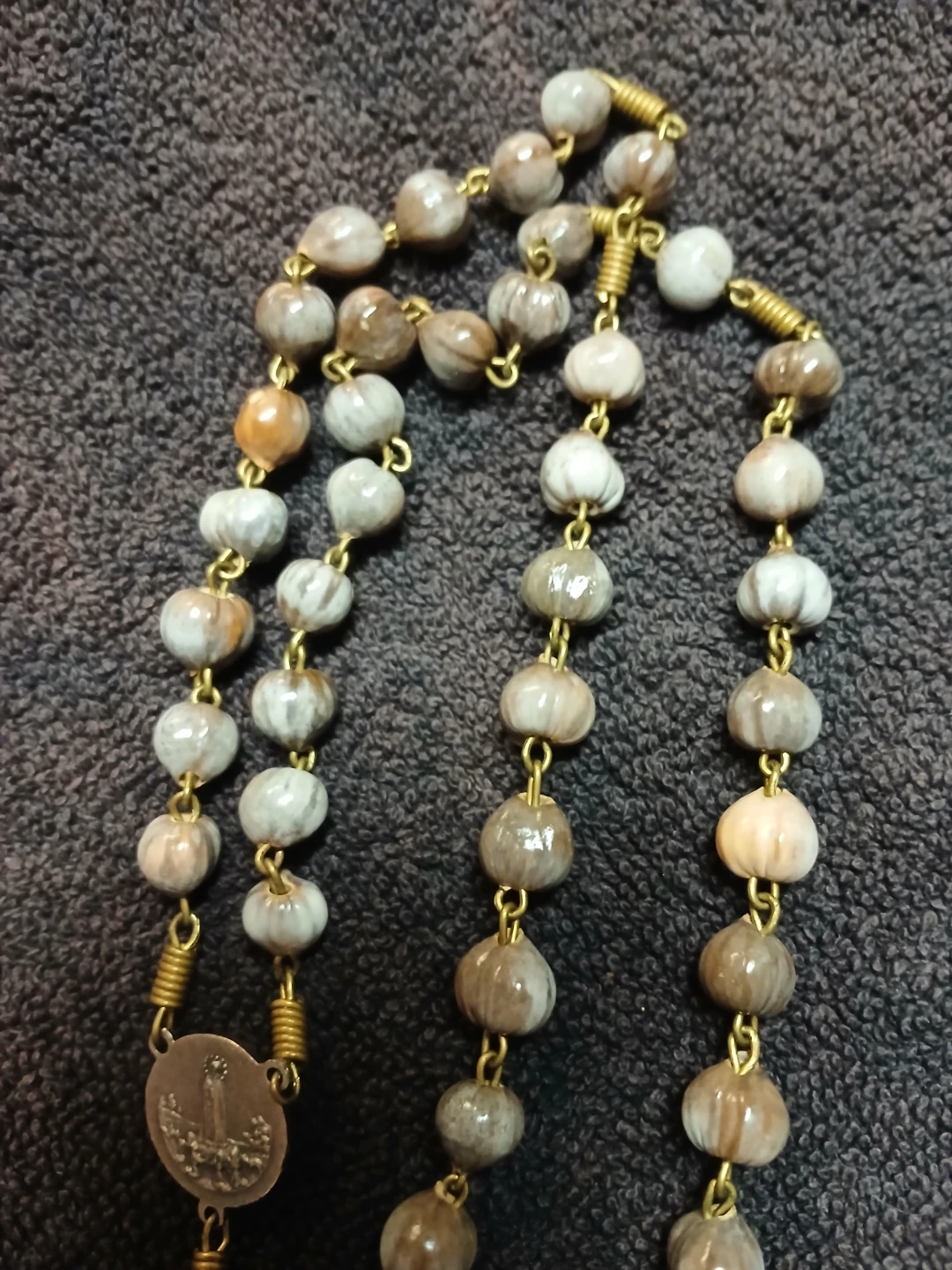Beaded Rosary with Wooden Cross - photo 2