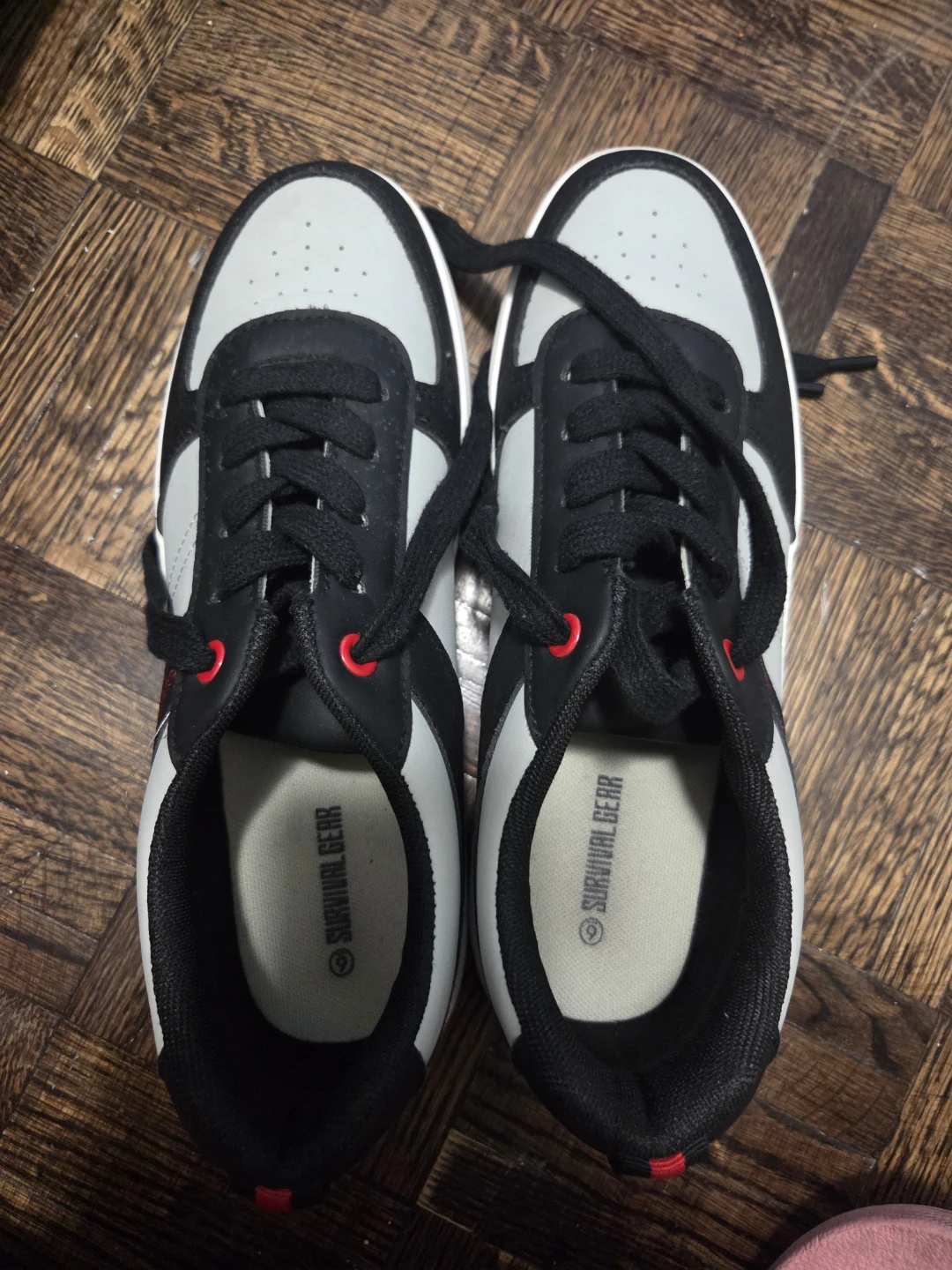 Survival Gear Black and Grey Sneakers - Size 9