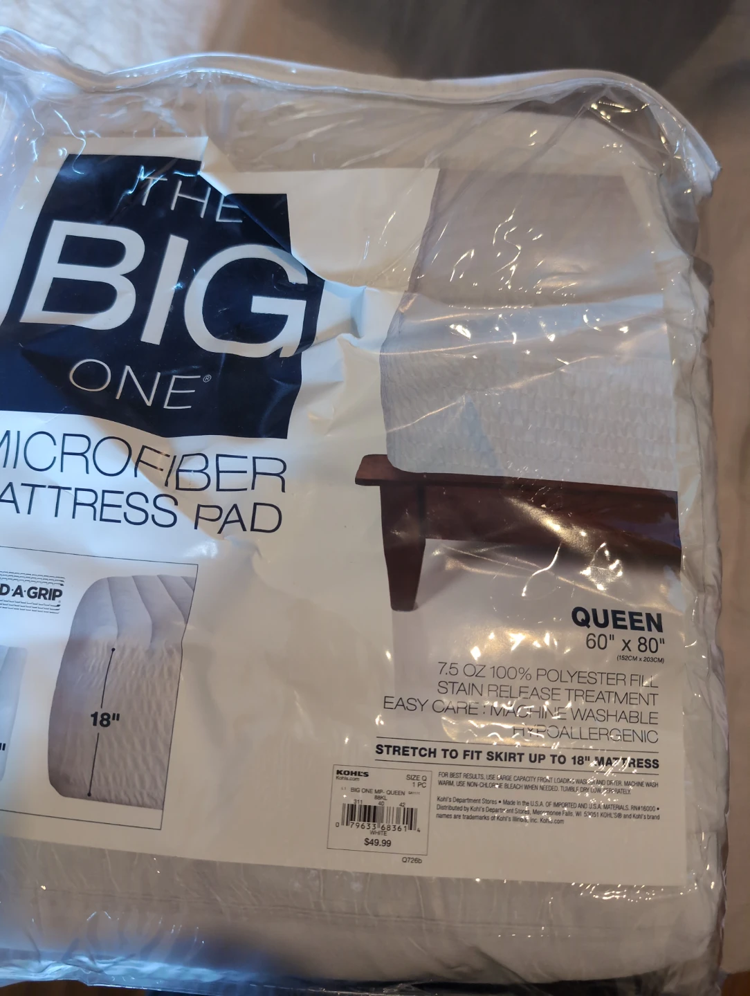 The Big One Microfiber Mattress Pad - Queen - photo 2