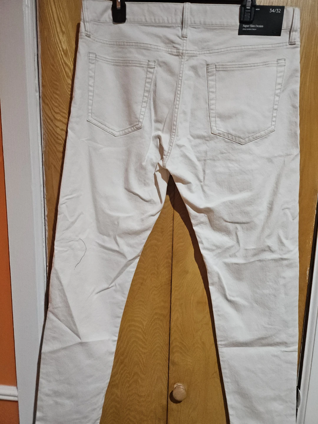 Club Monaco White Denim Jeans 34/32 - photo 4