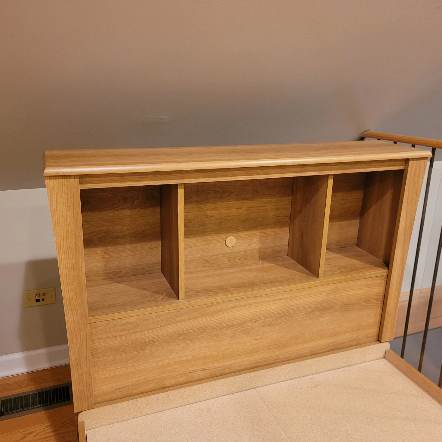 Wooden Bed Frame with Headboard and Storage Drawers - photo 3