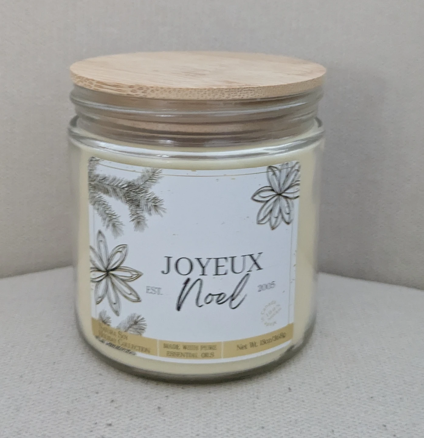 ⚽ Natura Soy Joyeux Noel Candle