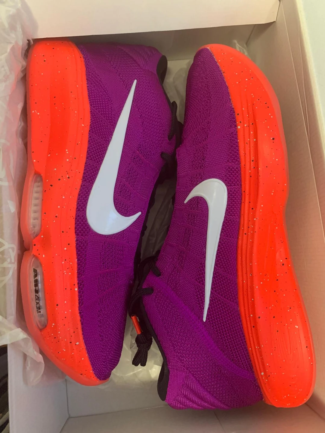Nike GT Hustle 2 Purple Orange Basketball Shoes