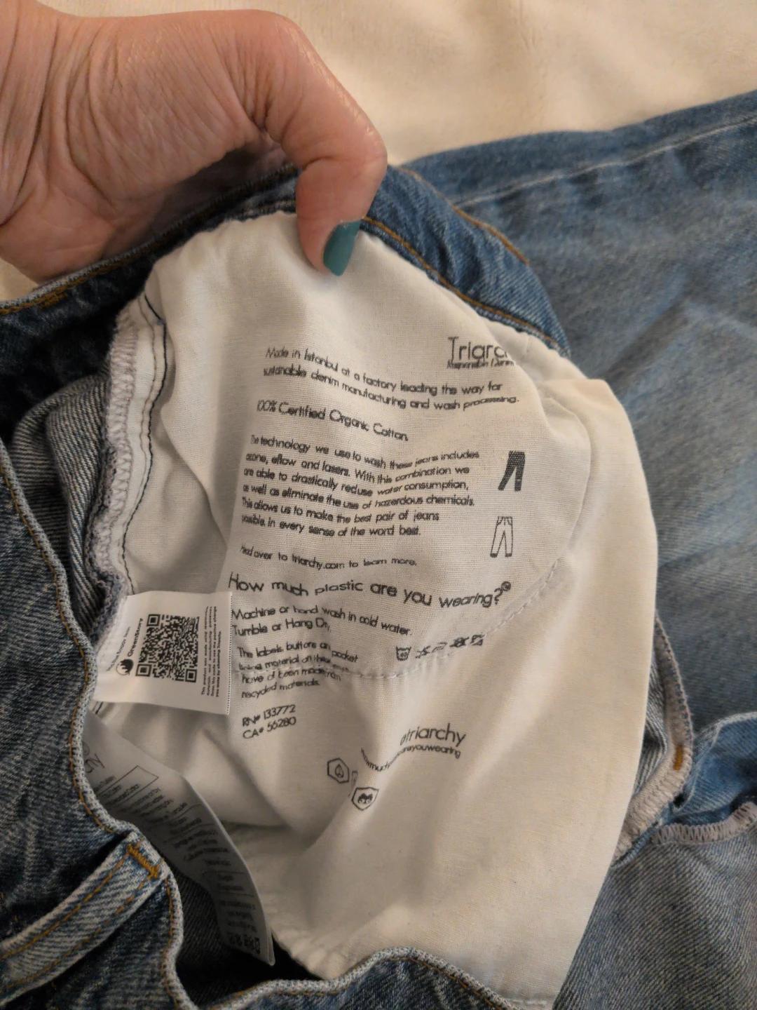 Triarchy "The Jean" Relaxed Fit Jeans Size 26 - photo 4
