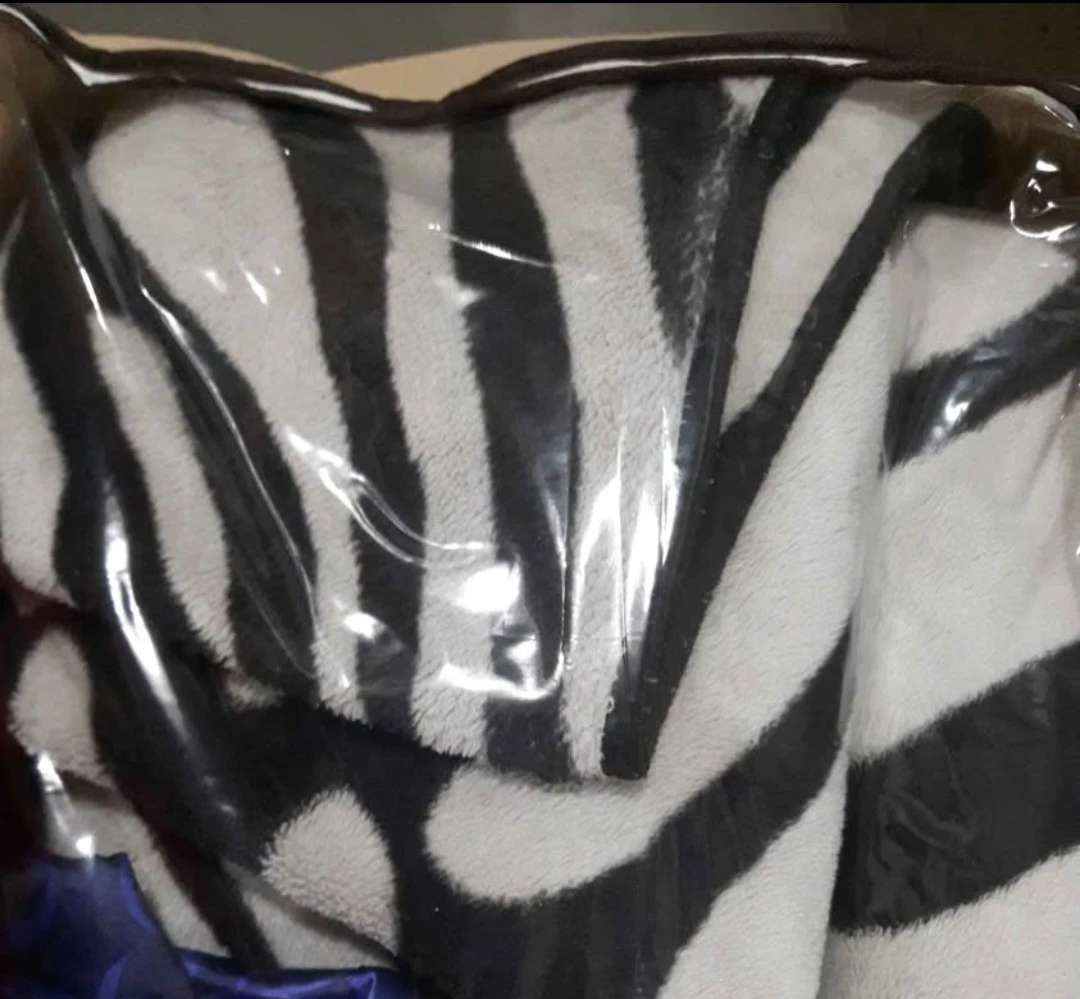 Zebra Print Fleece Blanket king size