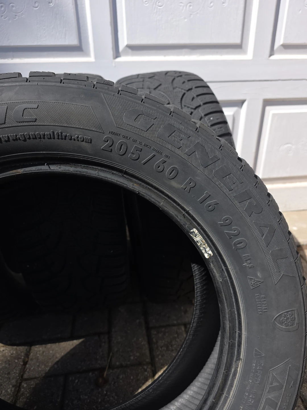 General Tire Winter Tires 205/60 R16 - photo 2