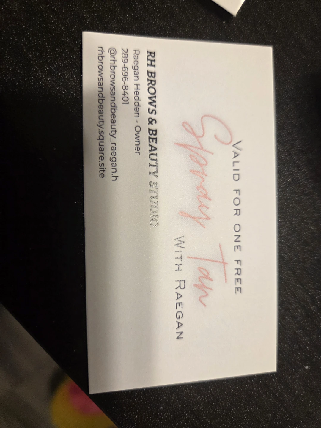RH Brows & Beauty Studio Spray Tan Voucher