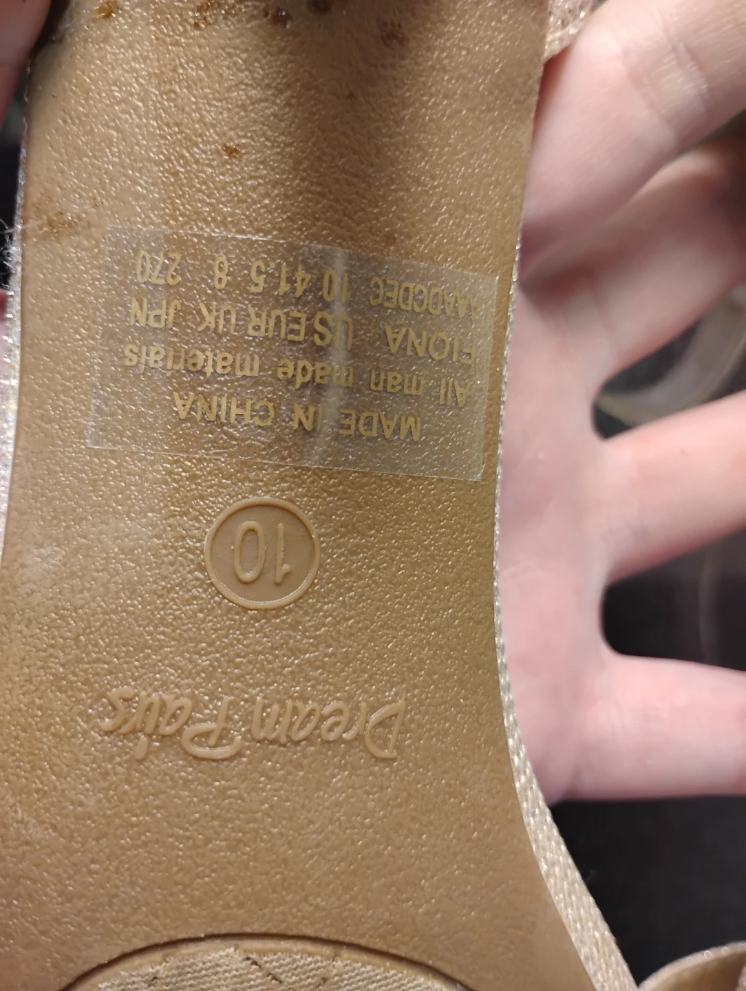 Gold heels size 10 - photo 5