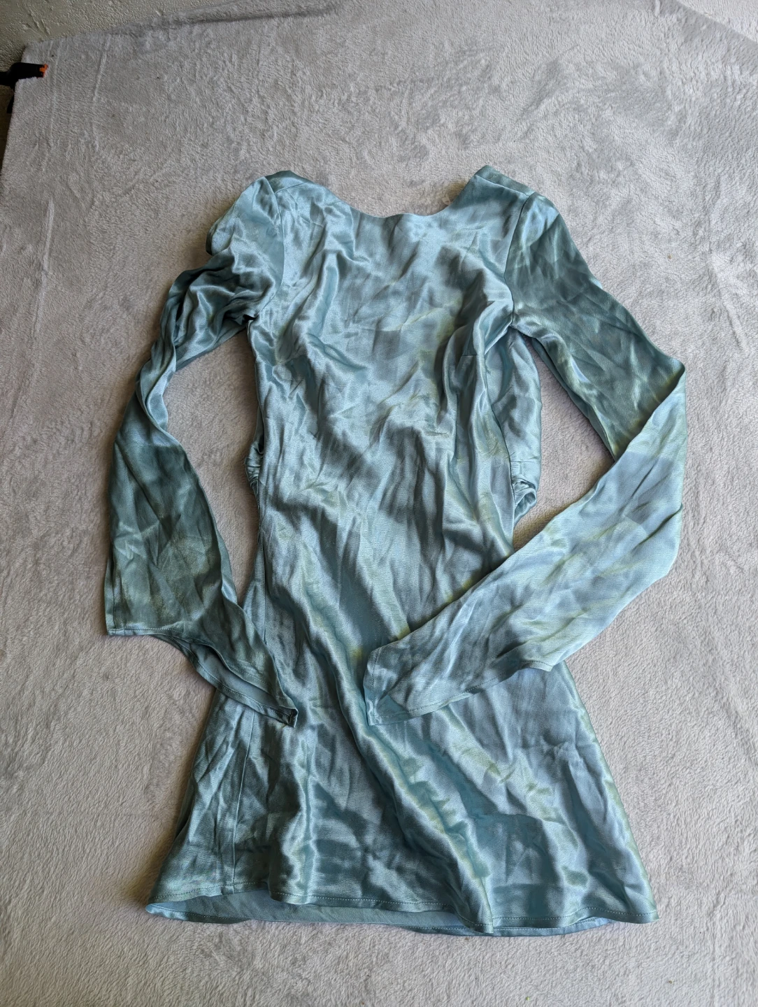 ⚽Meshki Light Blue Long Sleeve Dress