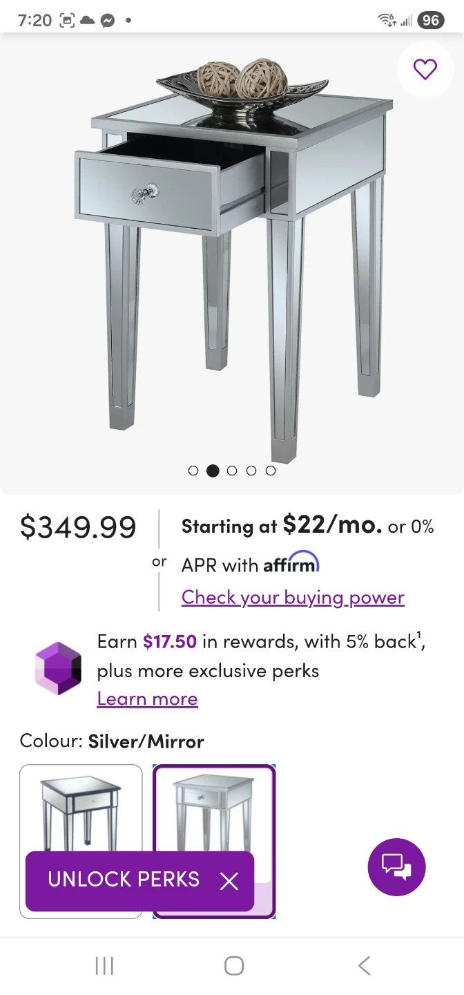 2 mirror night stands - photo 5
