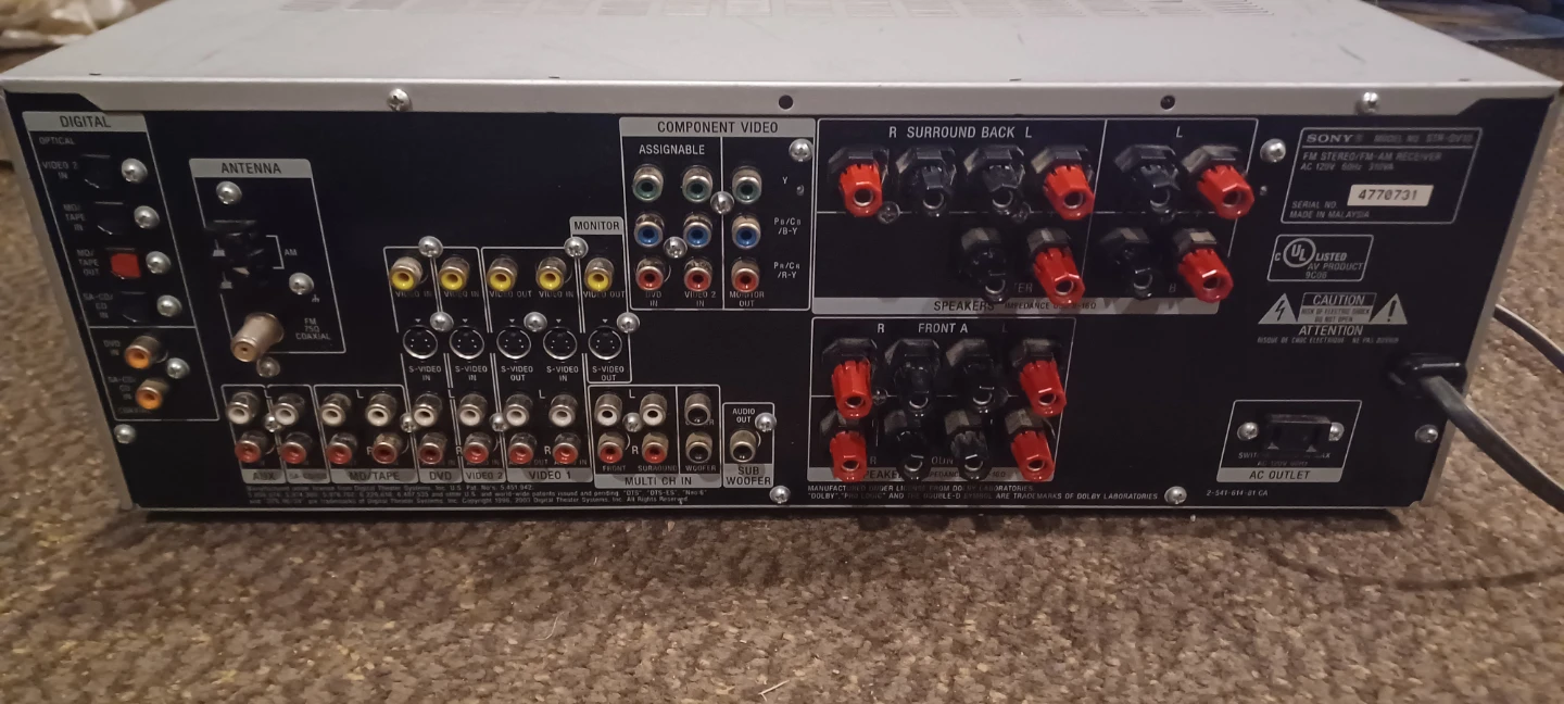 Sony STR-DV10 AV Receiver 7.1 - photo 3