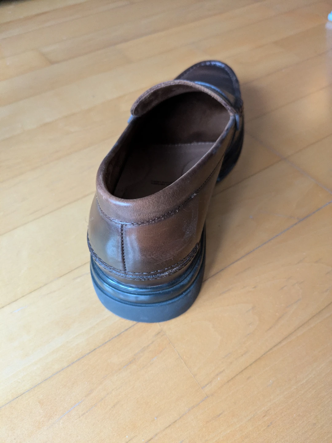 Aldo Brown Leather Loafers - Men's Size 9 - photo 4