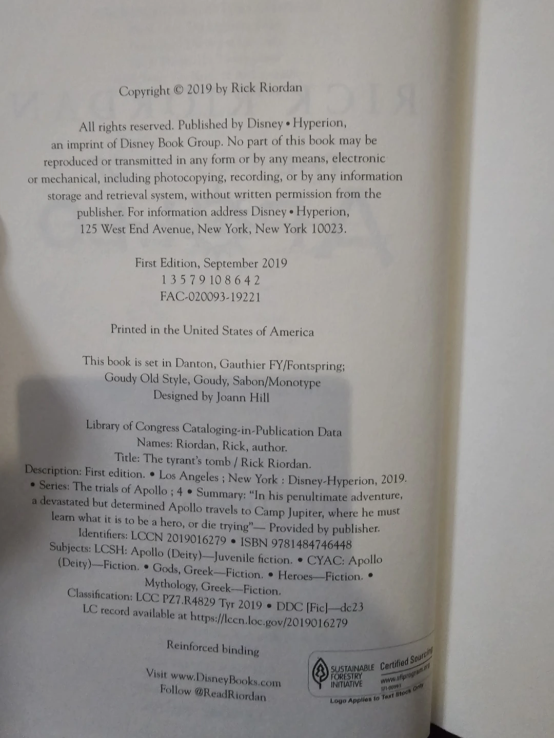 The Trials of Apollo Book 3: The Burning Maze by Rick Riordan - photo 2