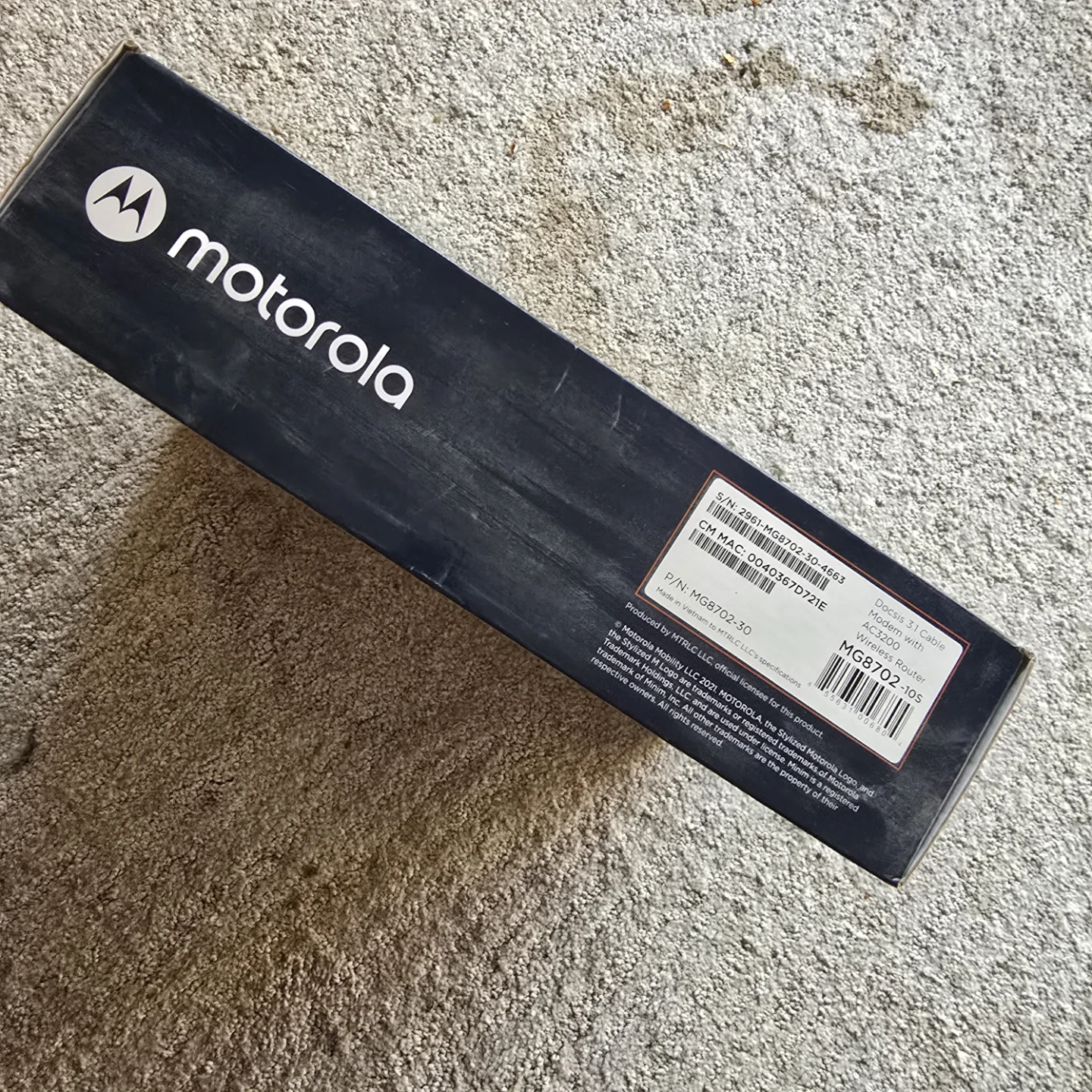 Motorola MG8702 DOCSIS 3.1 Cable Modem + AC3200 WiFi Router - photo 4
