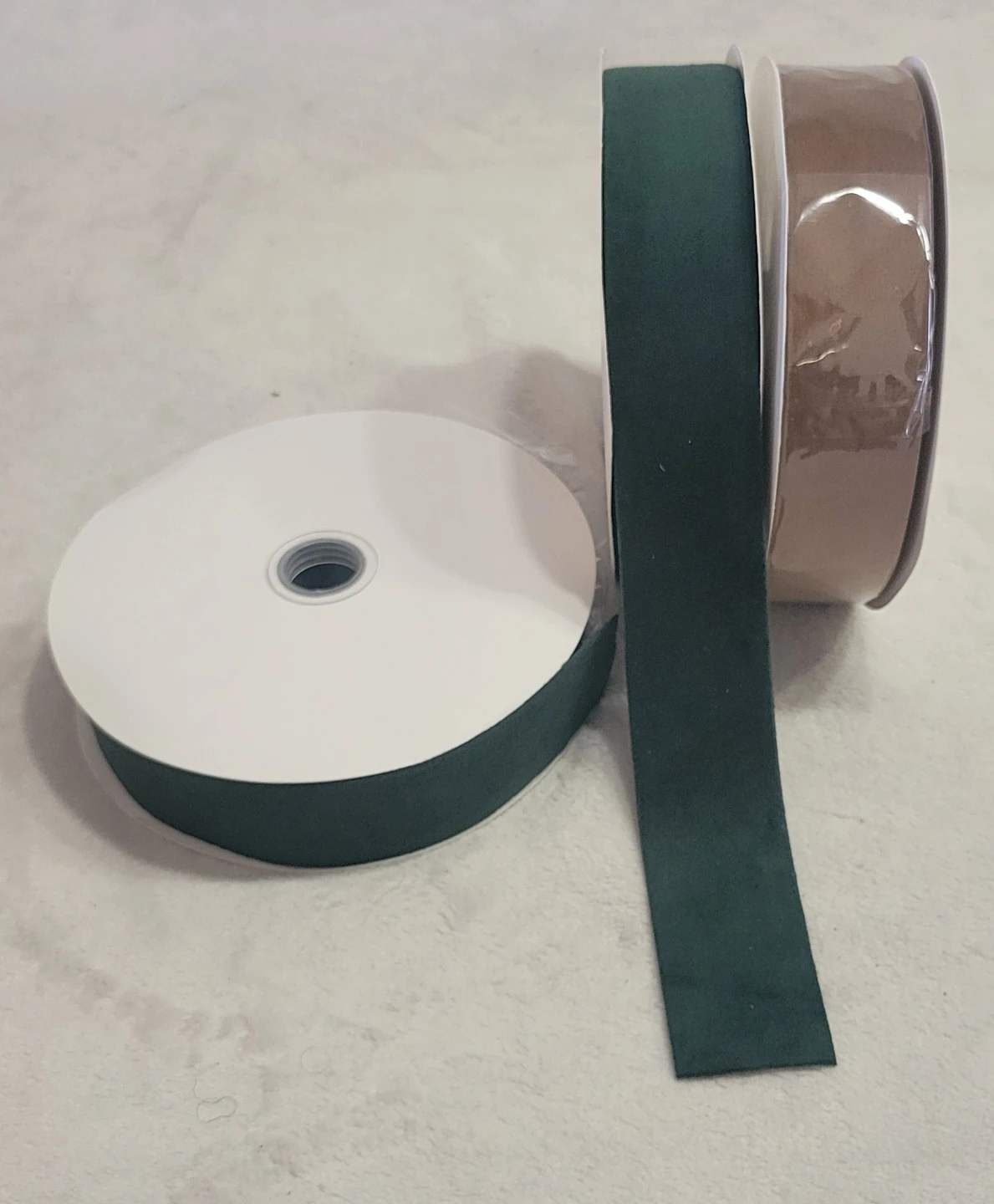 Dark Green & Brown Velvet Ribbon Rolls ⚽ - photo 3