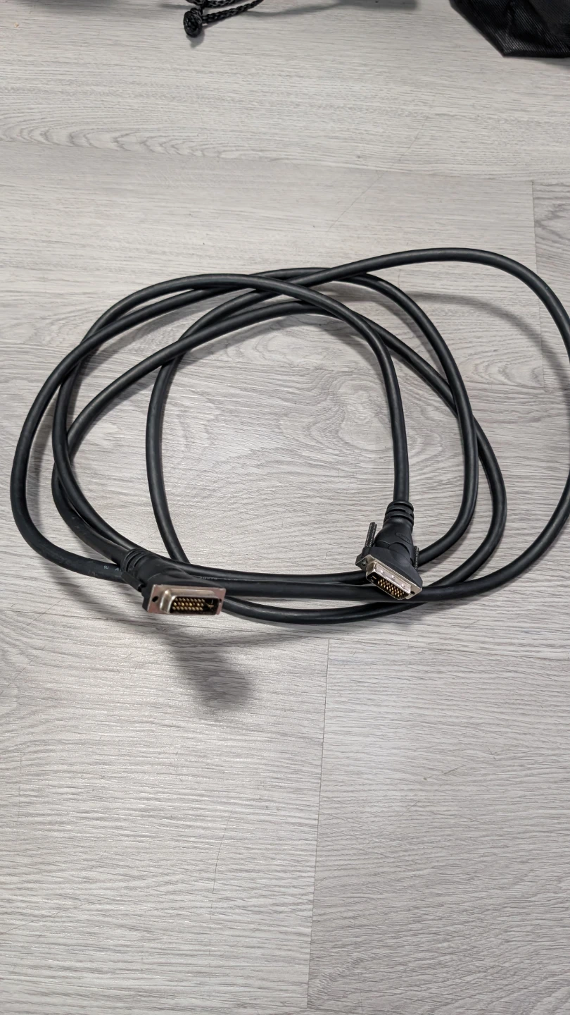 Belkin 10ft (3m) DVI-D to DVI-D  with male connectors.