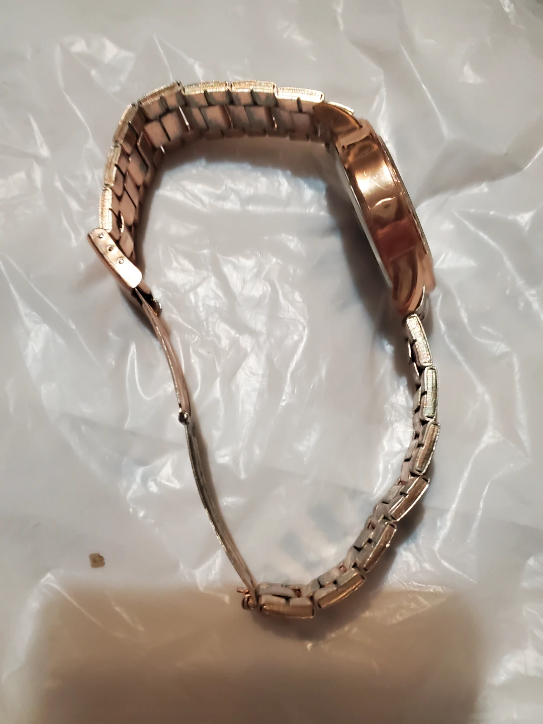 Rose Gold Tone Rhinestone Watch - photo 4