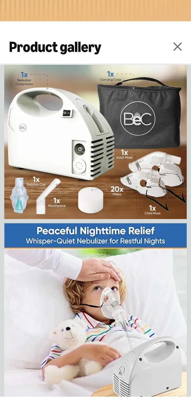 Portable Nebulizer with Accessories (Like New) - photo 2