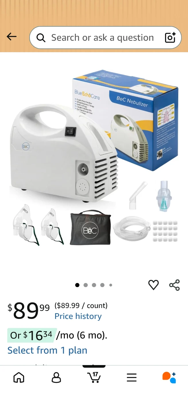 Portable Nebulizer with Accessories (Like New) - photo 3